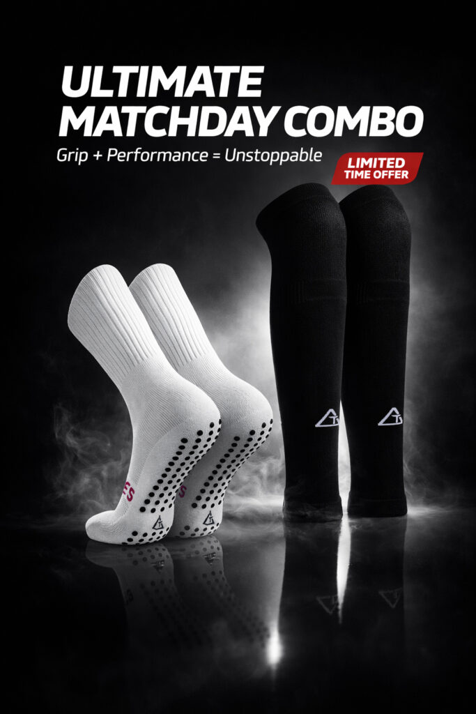 Best Grip Socks and Leg Sleeve Combo for Football Players